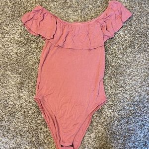 Pink bodysuit